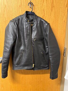 vanson leather motorcycle jacket Model A Size 42